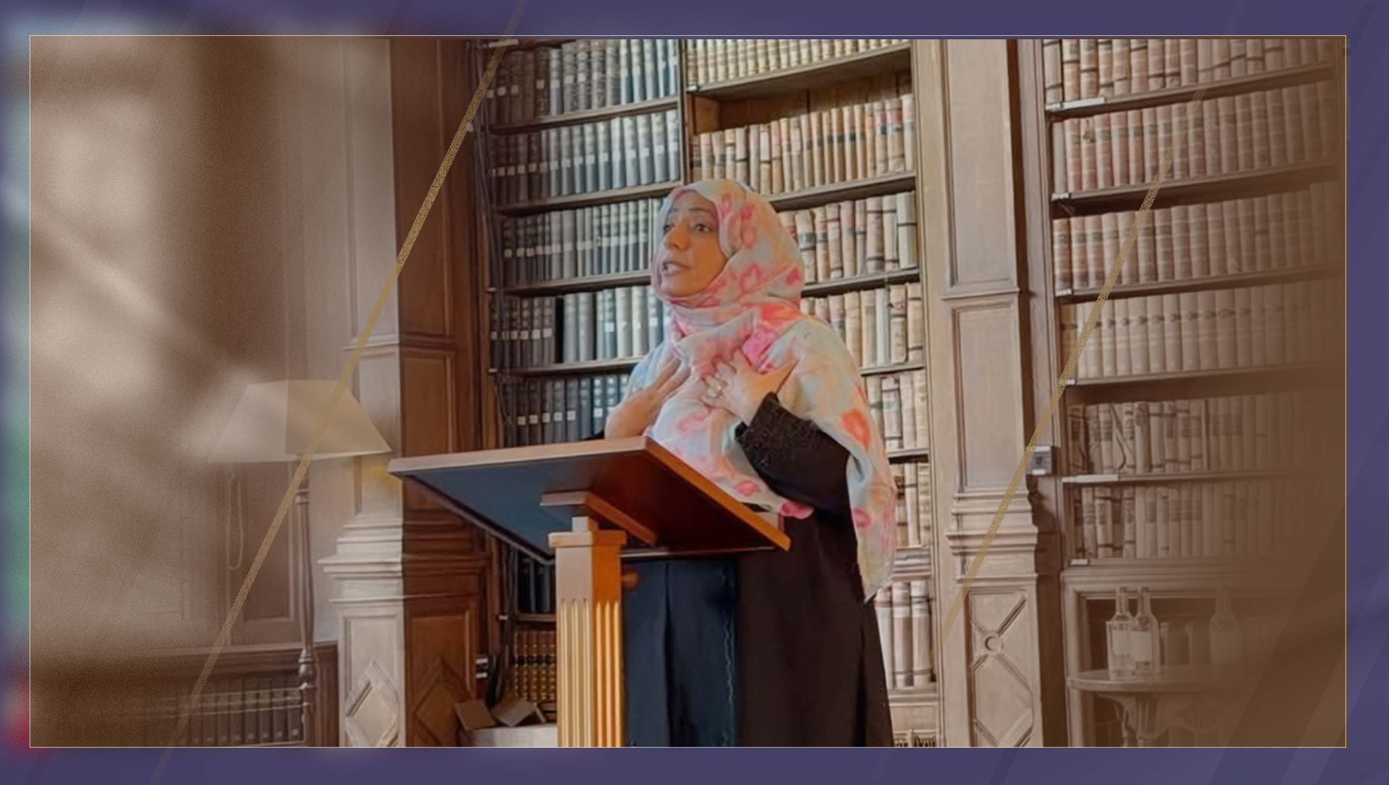 توكل كرمان في محاضرة بجامعة أوكسفورد: العالم يواجه لحظة إعادة تشكل كبرى تتآكل فيها الدول ويتصدع النظام الدولي